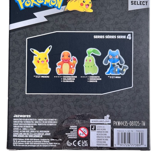 Pokemon Select Charmander, Chikorita, Pikachu, Riolu Figures - Picture 8 of 11